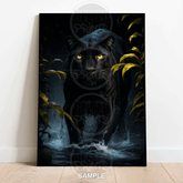Black Panther | Jungle Strut Wall Art Print - A4 – 21x29cm (8x12’’)